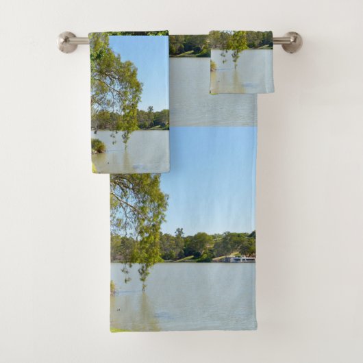 Eenden op de rivier Murray, badhanddoekset Bad Handdoek (Insitu)