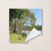 Eenden op de rivier Murray, badhanddoekset Bad Handdoek (Wasdoekje)