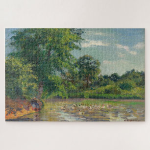 Eenden op de vijver van Montfoucault (1874) door P Legpuzzel