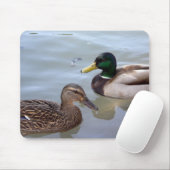 Eenden op een Pond Mousepad Muismat (Met muis)