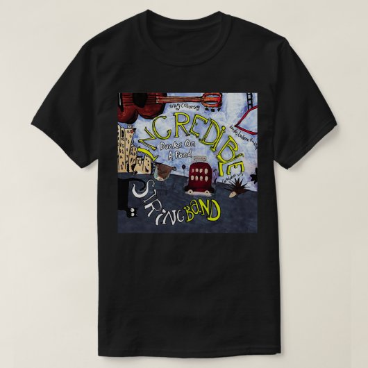 Eenden op een poot van de ongelooflijke band van h t-shirt (Design voorkant)