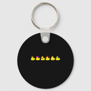 Eenden Op Een Rij Grappige Dad Joke Cute Humor Rub Sleutelhanger