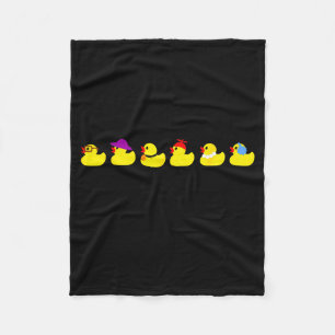 Eenden op een rij grappige woordspeling vader grap fleece deken