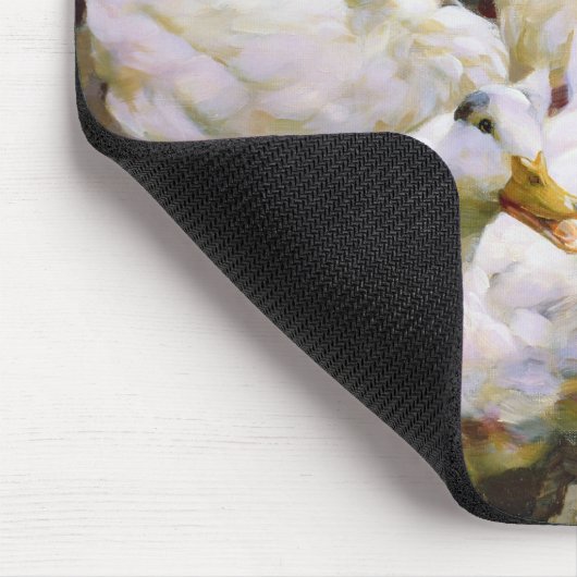 Eenden op een vijver muismat (Hoek)