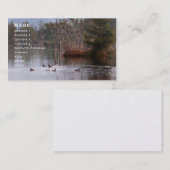 Eenden op Empire Lake Visitekaartje (Voorkant / Achterkant)