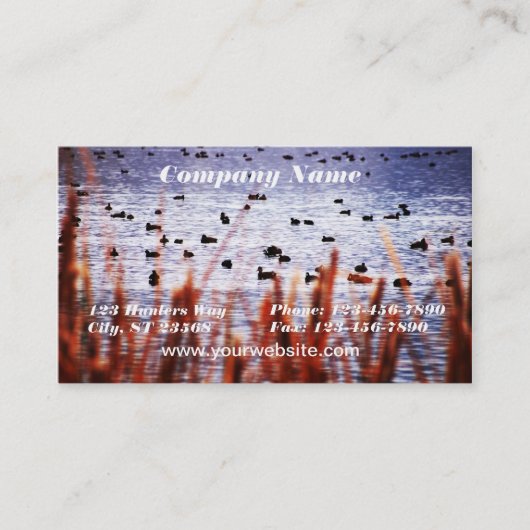 Eenden op het Visitekaartje Pond (Voorkant)