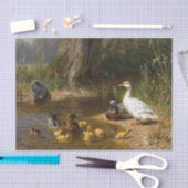 Eenden op het Water door Carl Jutz Tissuepapier (Craft)