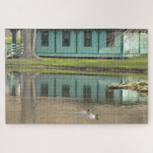 Eenden op Pond @Goodwin Park Hartford Legpuzzel