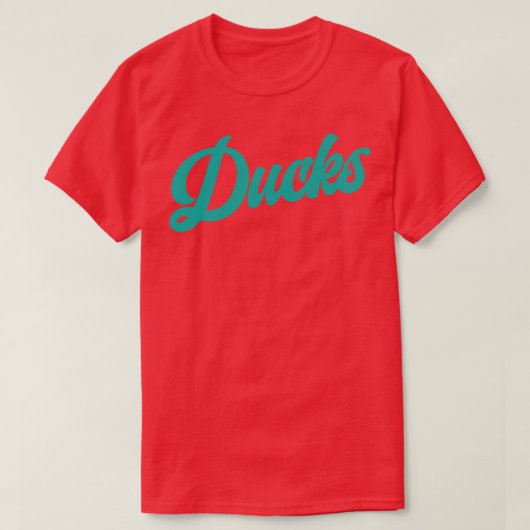 Eenden Retro Anaheim Eenden T-shirt (Design voorkant)