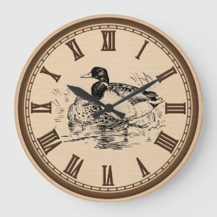  eenden roman nummer klokdecor grote klok