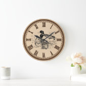  eenden roman nummer klokdecor grote klok (Huis)