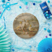 Eenden - Ronde papieren borden Bordje (Feest)