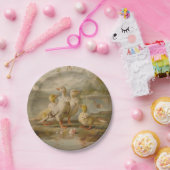 Eenden - Ronde papieren Borden Papieren Bordje (Feest)