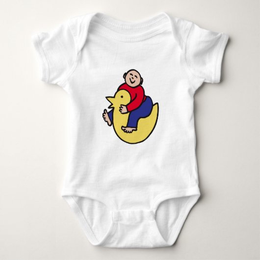 Eenden Ruiter Romper (Voorkant)