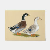 Eenden: Silver Appleyard Deurmat (Voorkant)