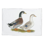 Eenden:  Silver Appleyard Kussensloop (Achterkant)