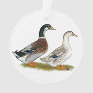 Eenden: Silver Appleyard Ornament
