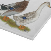 Eenden:  Silver Appleyard Snijplank (Hoek)