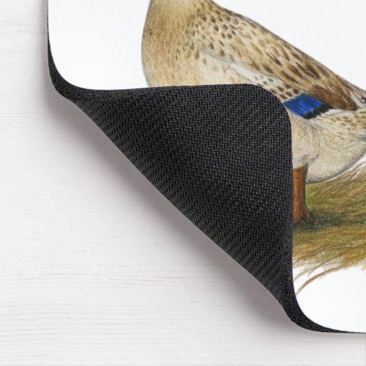 Eenden: Silver Welsh Harlequin Muismat (Hoek)