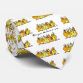 Eenden Stropdas (Opgerold)