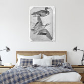 Eenden uit het Album van de Vallardi Canvas Afdruk (Insitu (Slaapkamer))