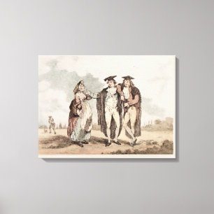 Eenden van het eerste hoofd canvas afdruk