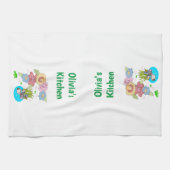 Eenden Vijver Bloemige Keuken Handdoek (Horizontaal)
