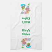 Eenden Vijver Bloemige Keuken Handdoek (Verticaal)