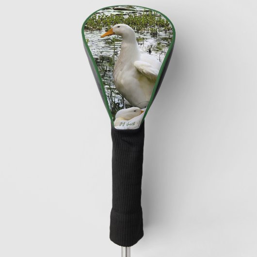 Eenden Vijver Trendy Driver Golfheadcover (Voorkant)