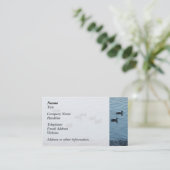 Eenden. Visitekaartje (Staand voorkant)