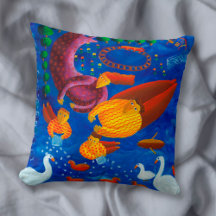 Eenden Voeren Heden Daagse Kunst Schilderij