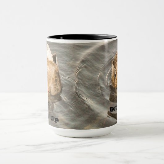 Eenden voeren mok (Midden)