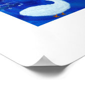 Eenden Voeren Schilderij Poster (Hoek)