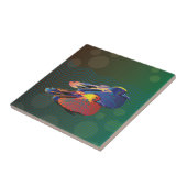 Eenden vogels koppel tegeltje (Zijkant)