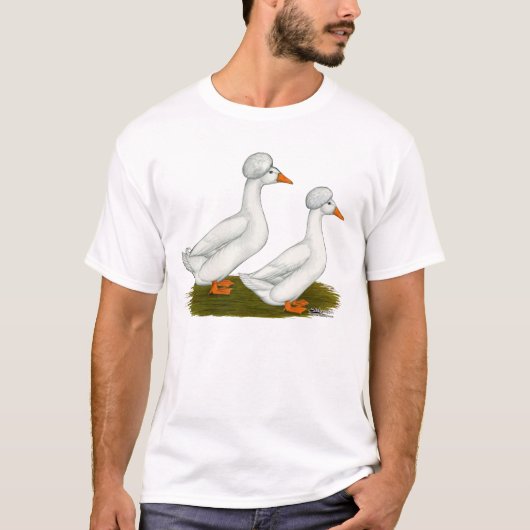 Eenden: White Crested T-shirt (Voorkant)