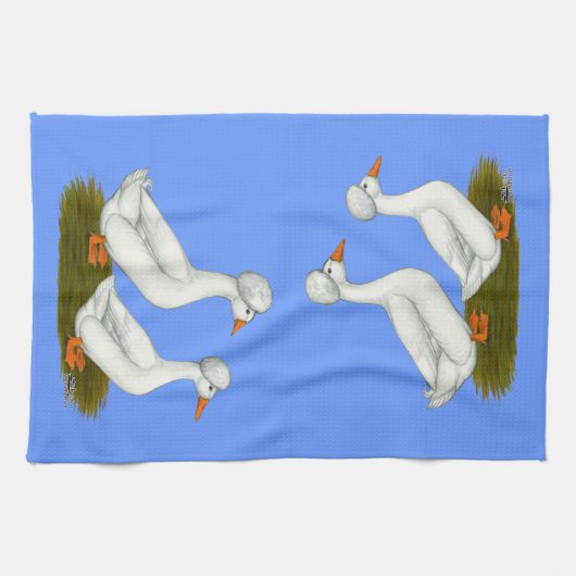 Eenden:  White Crested Theedoek (Horizontaal)