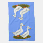 Eenden:  White Crested Theedoek (Verticaal)