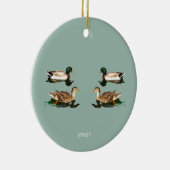 Eenden wilde eenden keramisch ornament (Rechts)