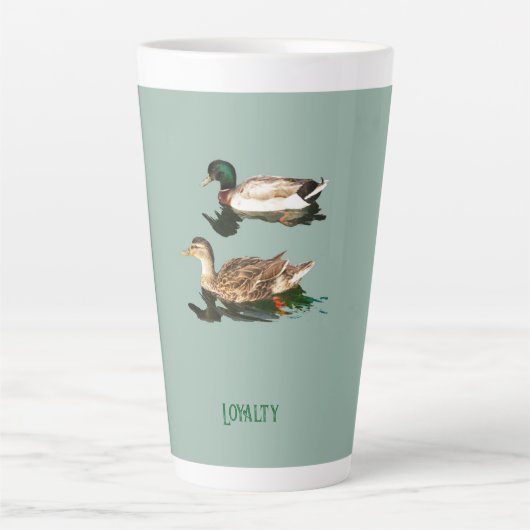 Eenden wilde eenden latte mok (Voorkant)