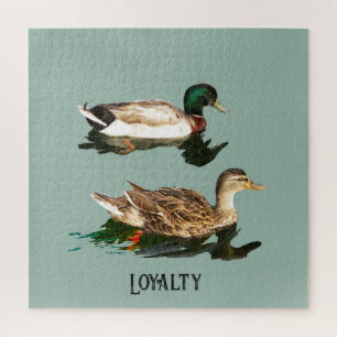 Eenden wilde eenden legpuzzel