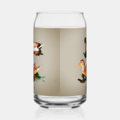 Eenden, wilde eenden. loyaliteit blikvorm glas (Rechts)