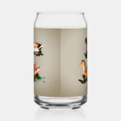 Eenden, wilde eenden. loyaliteit blikvorm glas (Links)
