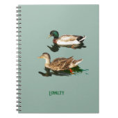 Eenden wilde eenden notitieboek (Voorkant)