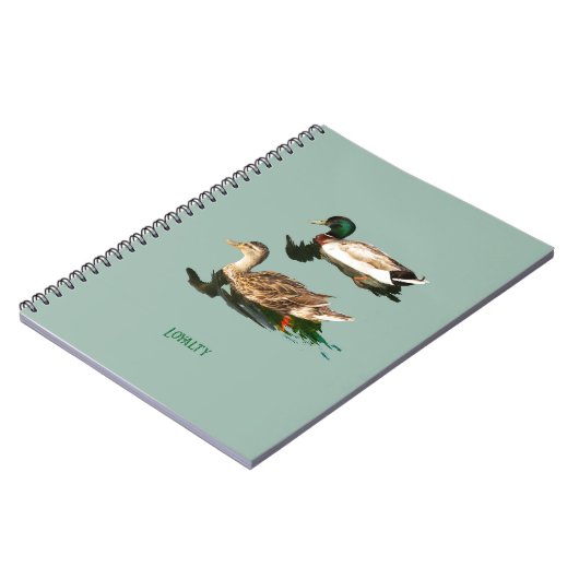 Eenden wilde eenden notitieboek (Linkerzijde)