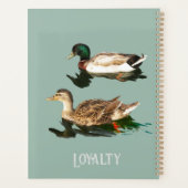 Eenden wilde eenden planner (Achterkant)