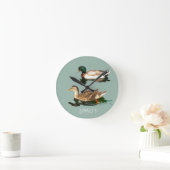 Eenden wilde eenden ronde klok (Huis)