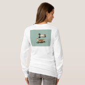 Eenden wilde eenden t-shirt (Achterkant volledig)