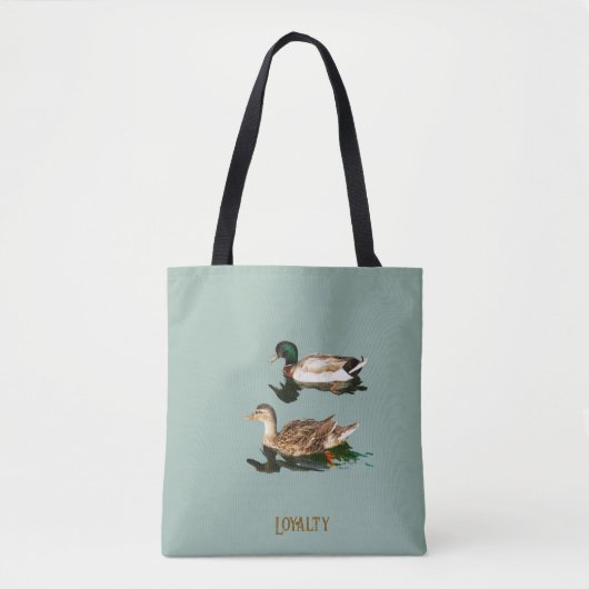 Eenden wilde eenden tote bag (Voorkant)