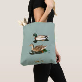 Eenden wilde eenden tote bag (Dichtbij)