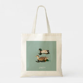 Eenden wilde eenden tote bag (Achterkant)